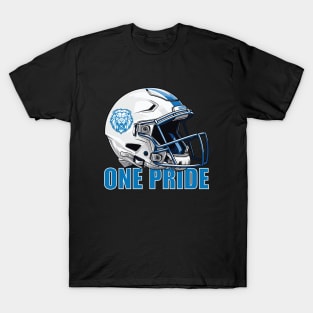 One Pride Detroit Lions Helmet T-Shirt